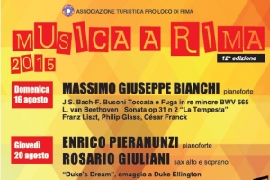 Musica a Rima 2015, Dodicesima Edizione