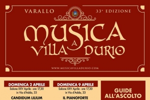 Musica a Villa Durio - 2 Aprile 2017