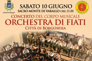"Orchestra di fiati" Città di Borgosesia in concerto al Sacro Monte