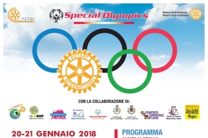 SPECIAL OLYMPICS - 20 e 21 gennaio 2018