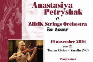 Anastasiya Petryshak e l'orchestra ZHdK Strings in tour